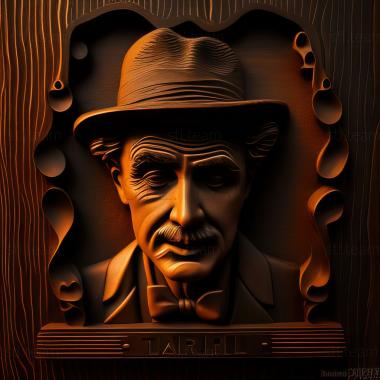 3D model The Tramp City Lights Charlie Chaplin (STL)